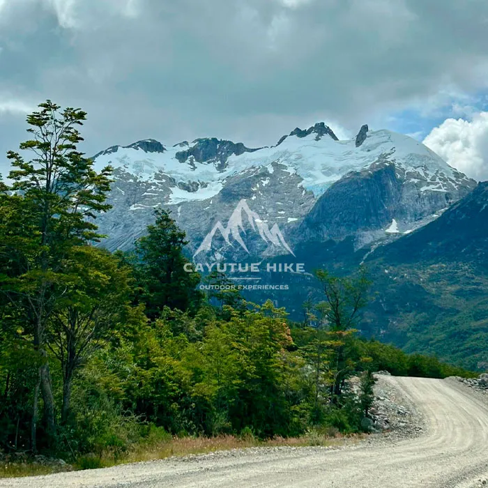 Panorámica de Glaciar Exploradores en Chile